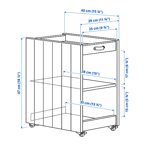 BRYTNING storage unit