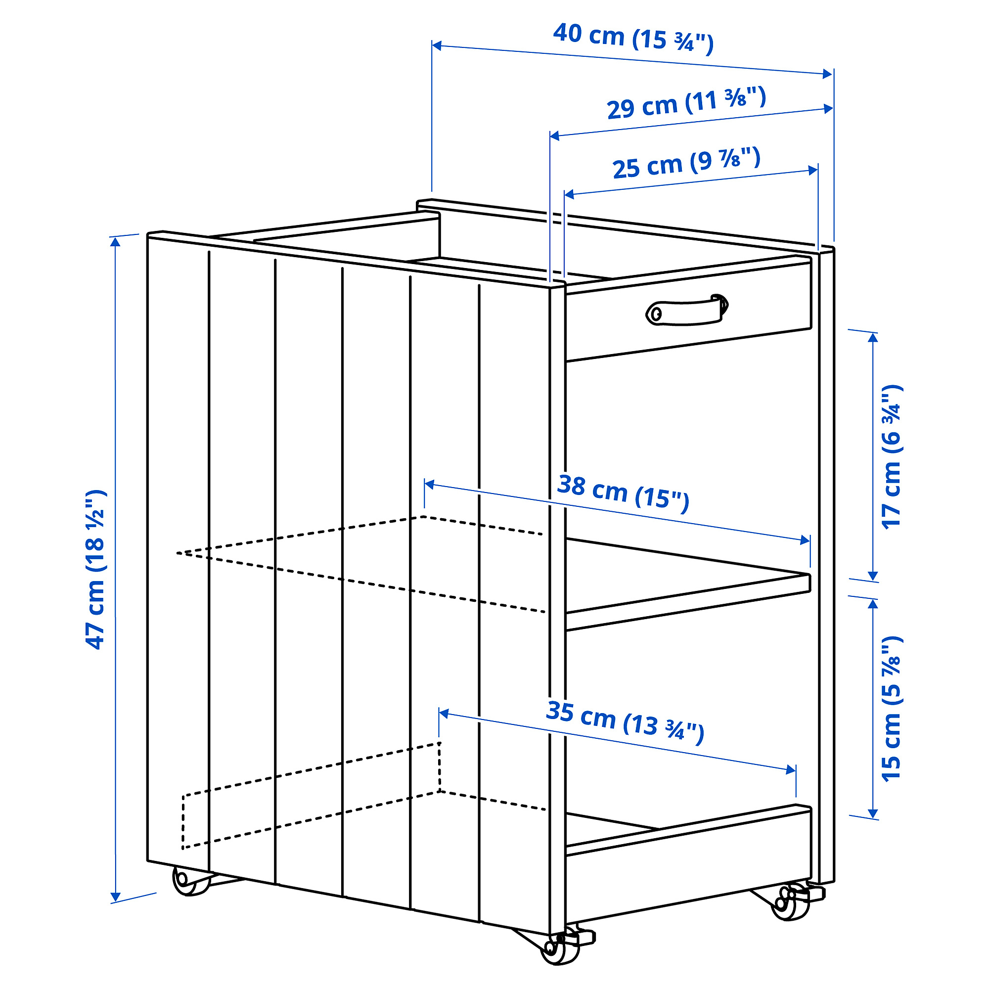 BRYTNING storage unit