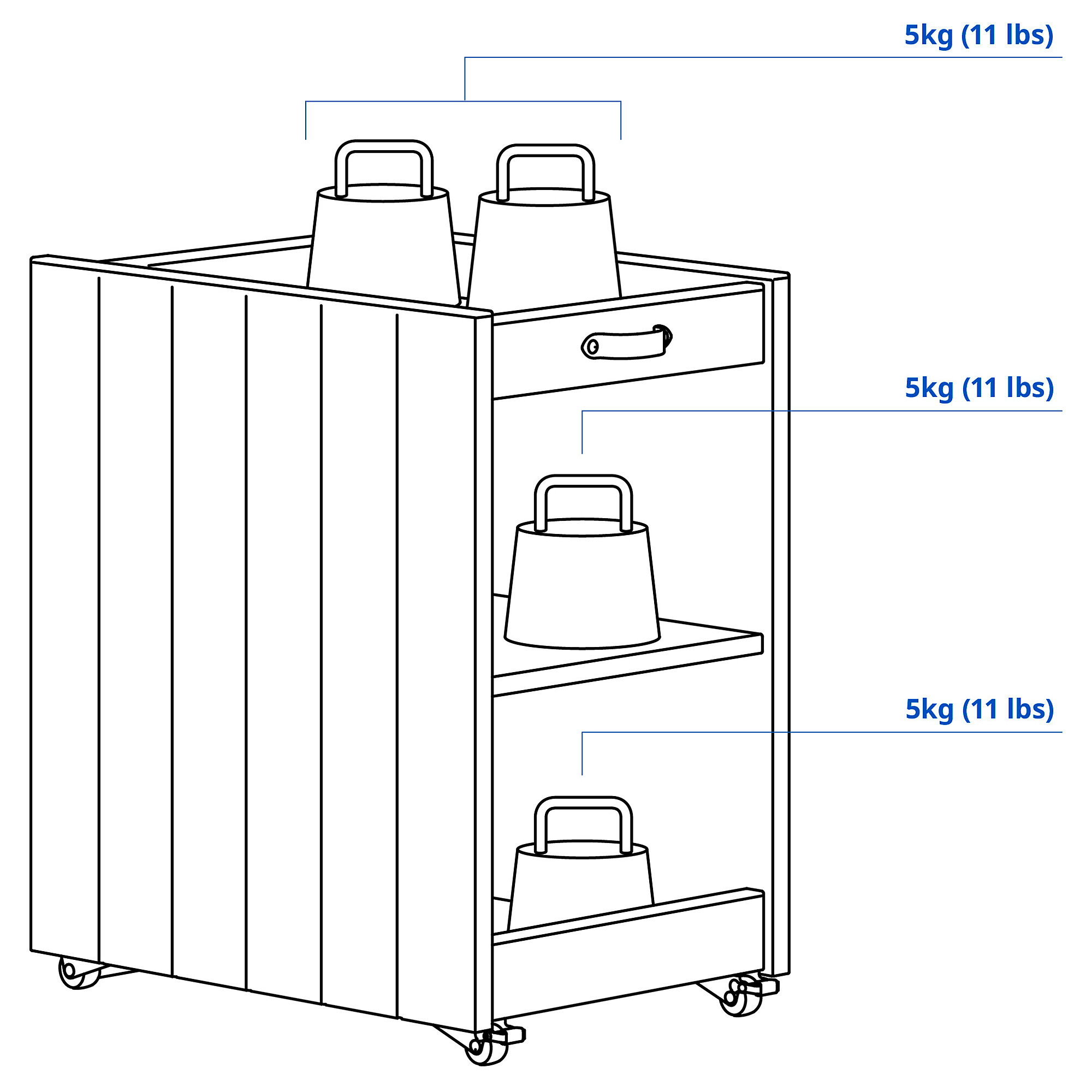 BRYTNING storage unit