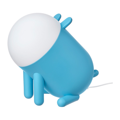 GREJSIMOJS - LED座檯燈, 可調式/狗 藍色 | IKEA 香港及澳門 - PE990752_S4