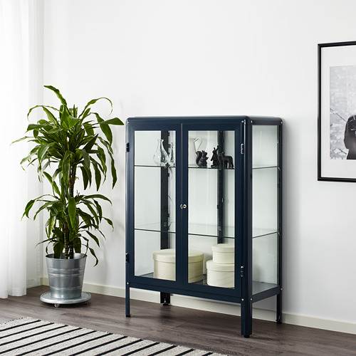 FABRIKÖR glass-door cabinet