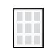 RÖDALM frame for 9 pictures