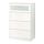 BRIMNES - 四格抽屜櫃, 白色/磨砂玻璃 | IKEA 香港及澳門 - PE707005_S1