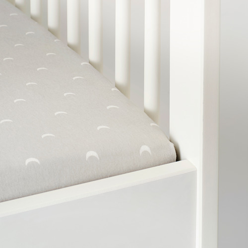 LENAST fitted sheet for cot