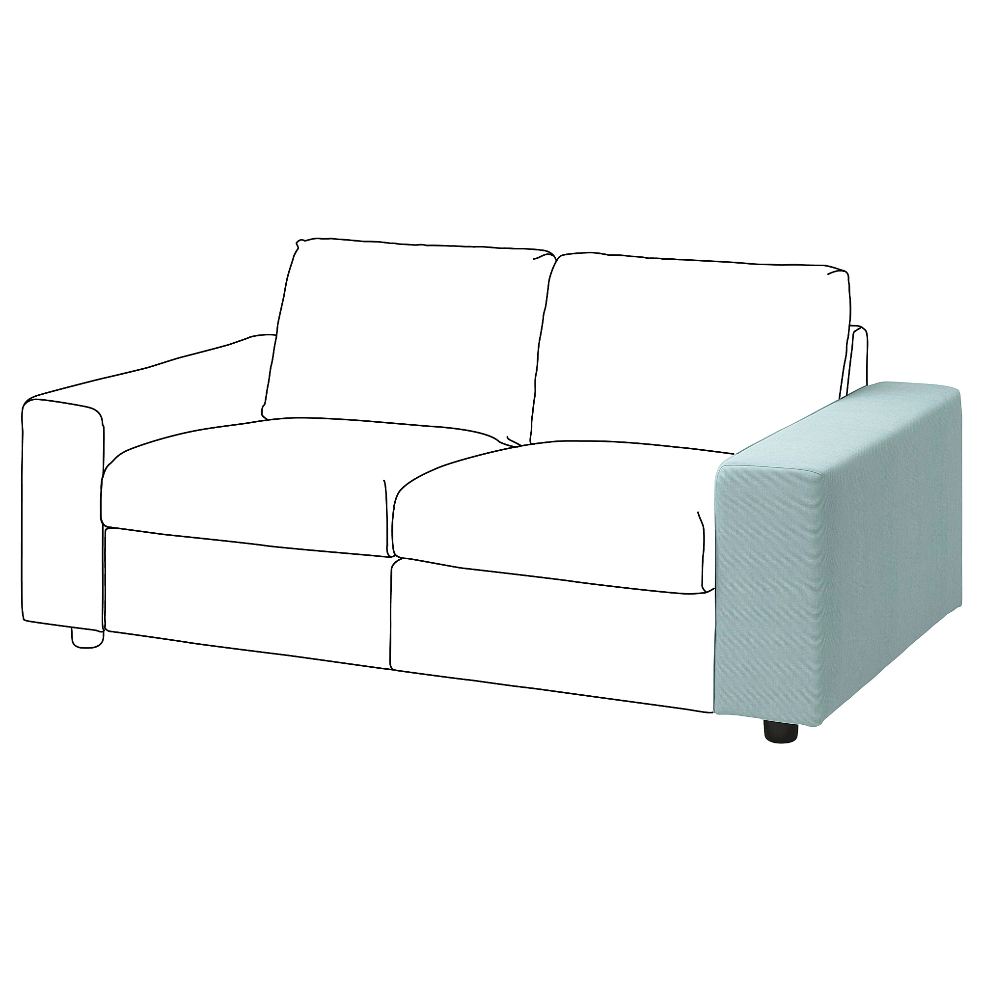 VIMLE cover for armrest