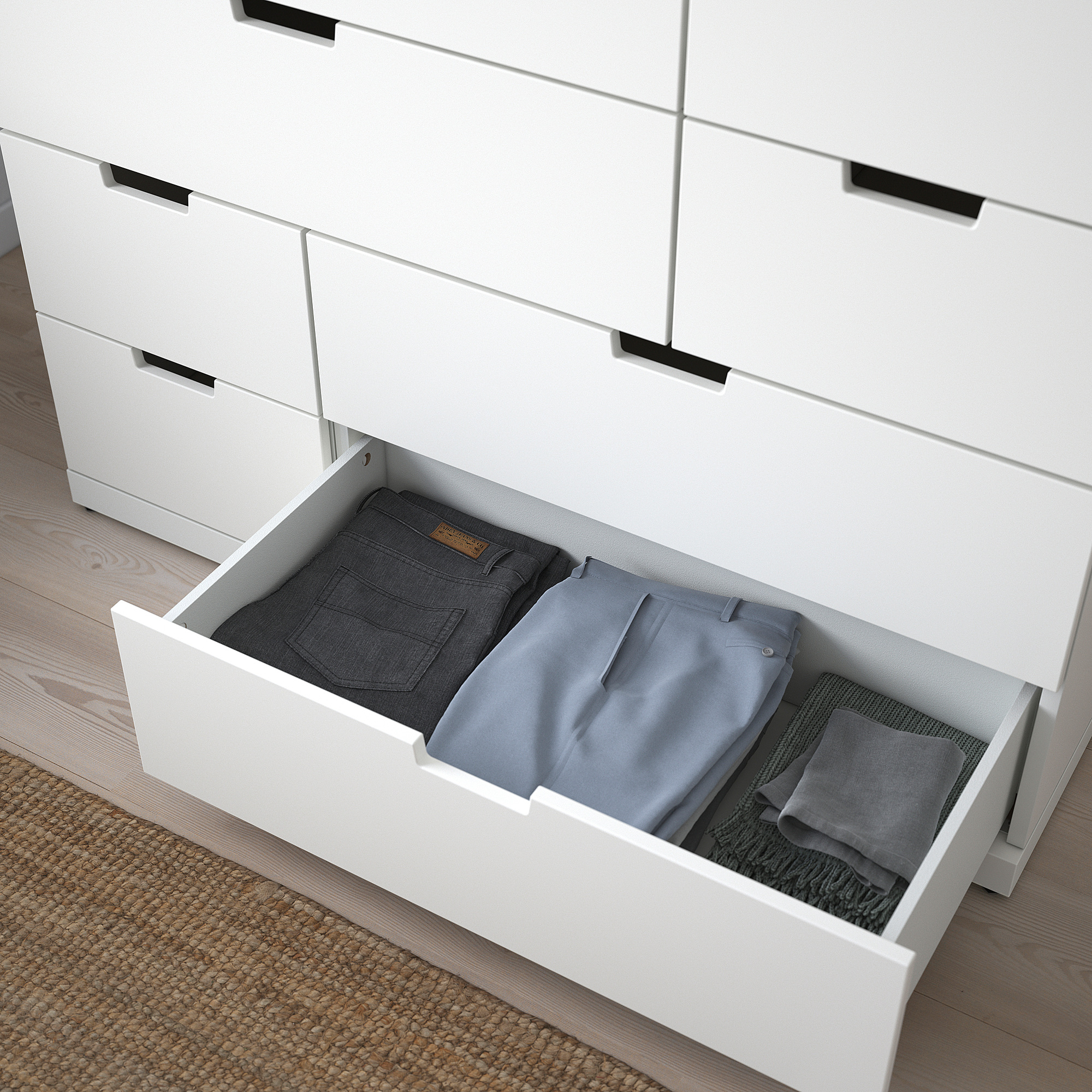 NORDLI 12格抽屜櫃