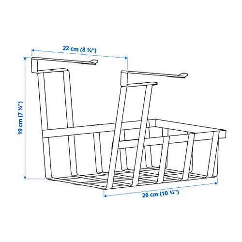 PÅLYCKE clip-on basket