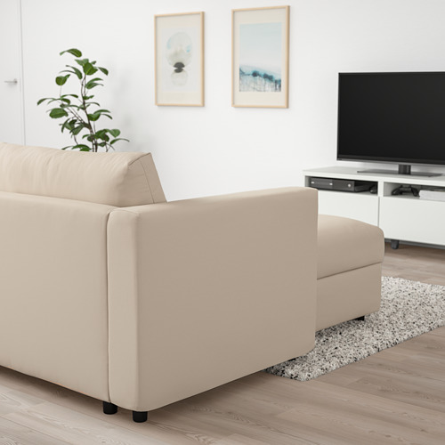 VIMLE 3-seat sofa-bed with chaise longue