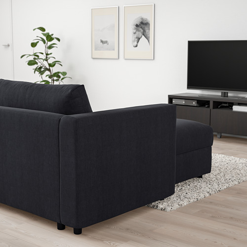 VIMLE 3-seat sofa with chaise longue