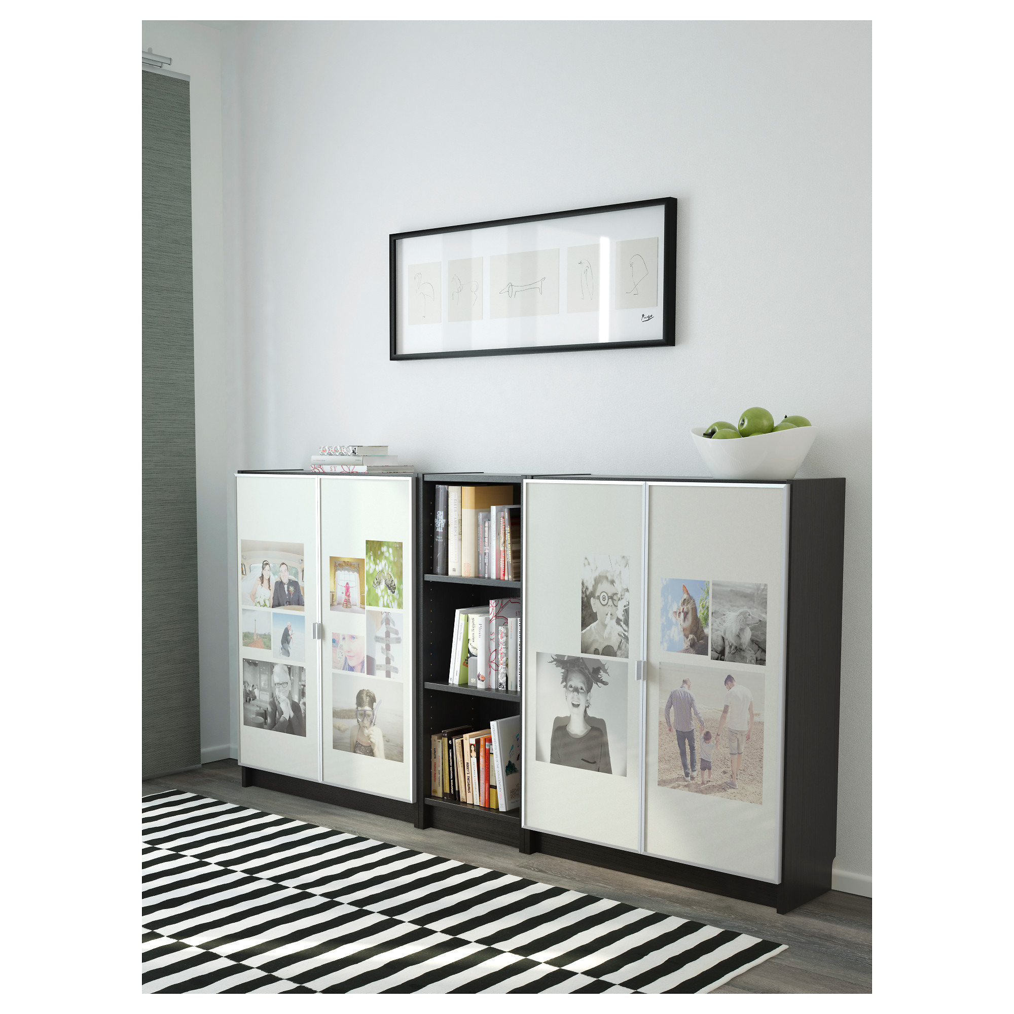 Billy Morliden Bookcase Black Brown Ikea Hong Kong