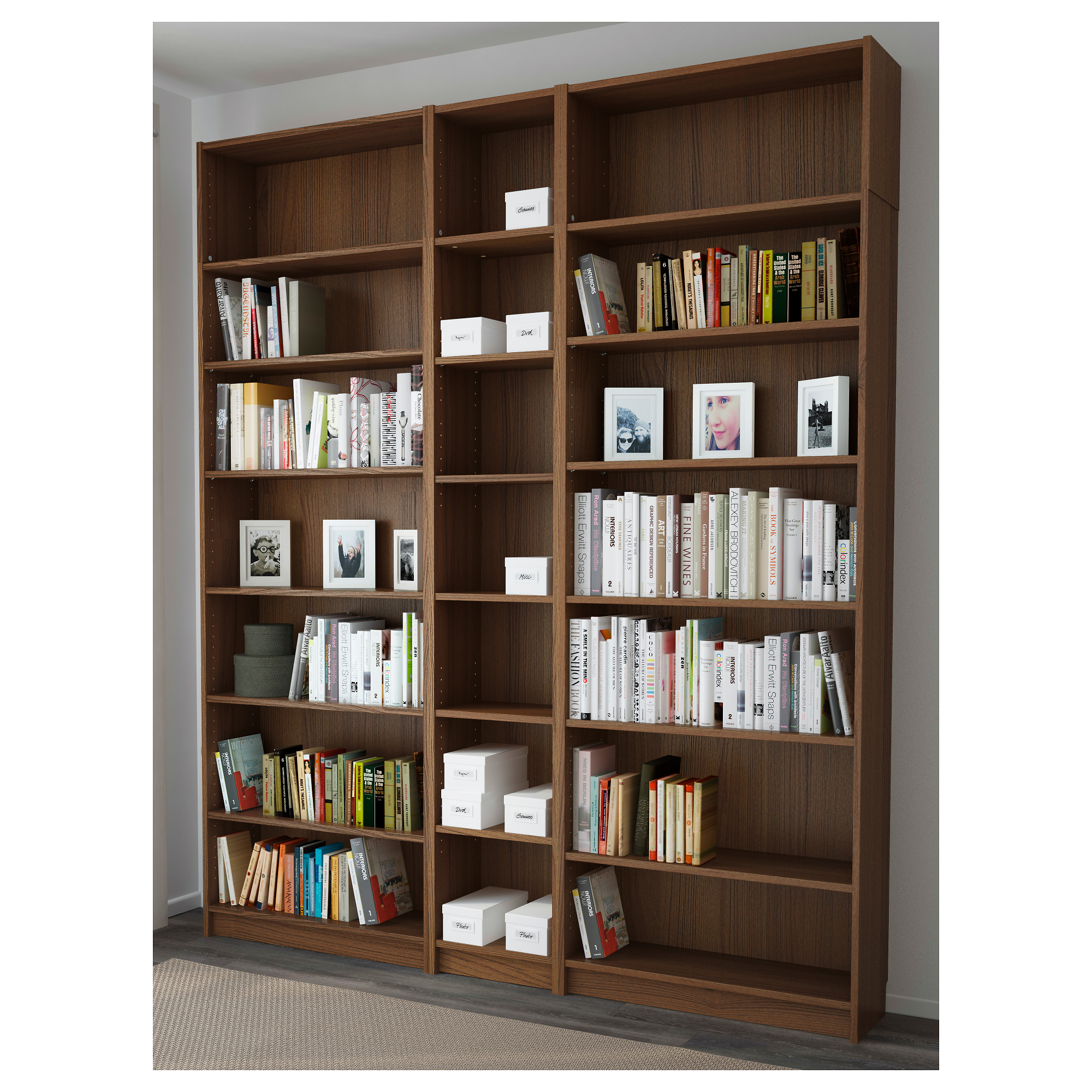 BILLY bookcase, brown ash veneer IKEA Hong Kong and Macau