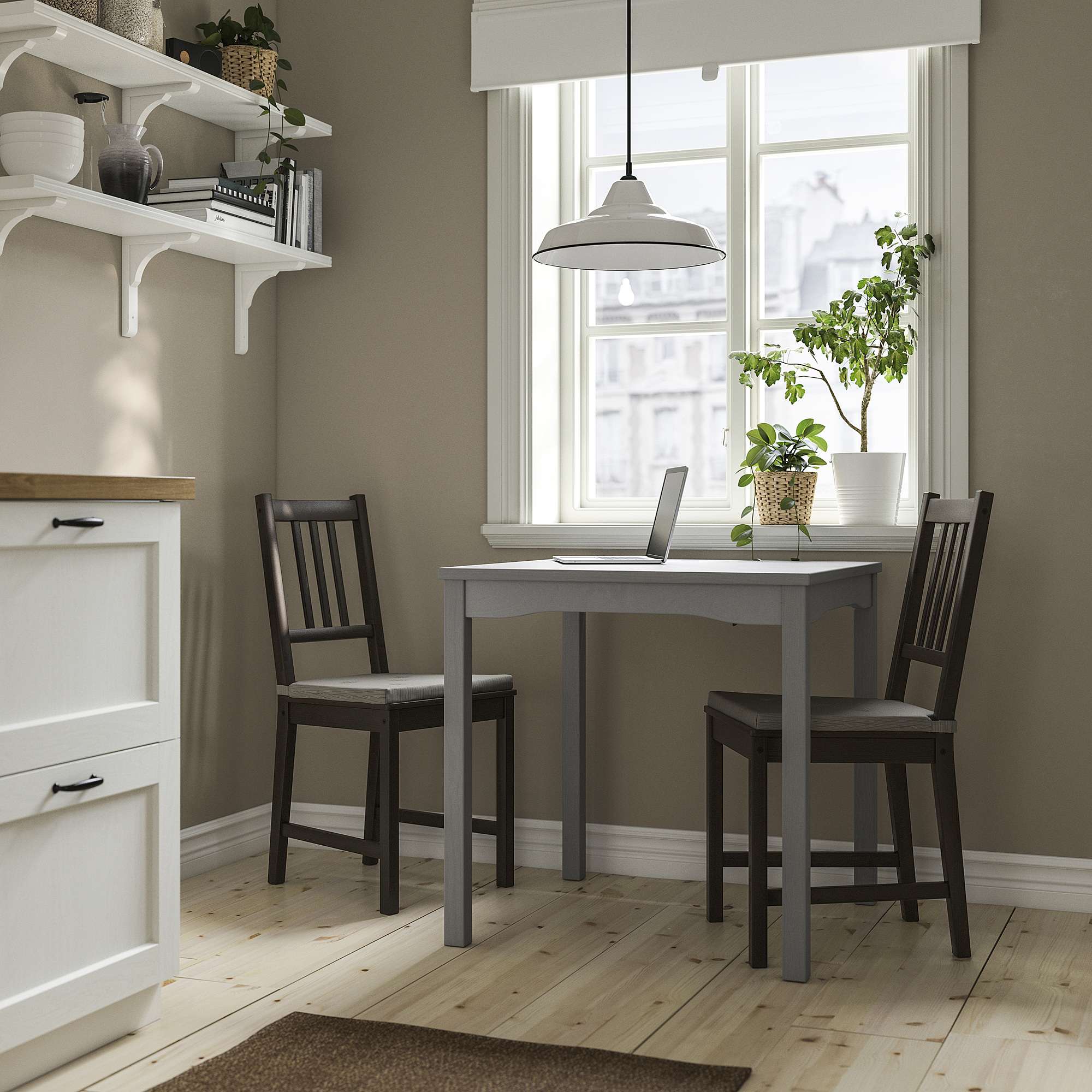 STEFAN/HAUGA table and 2 chairs