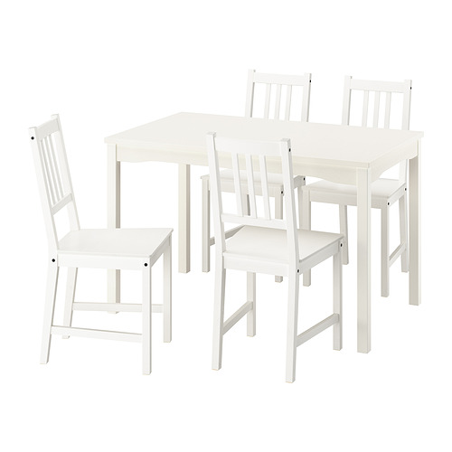 STEFAN/HAUGA table and 4 chairs