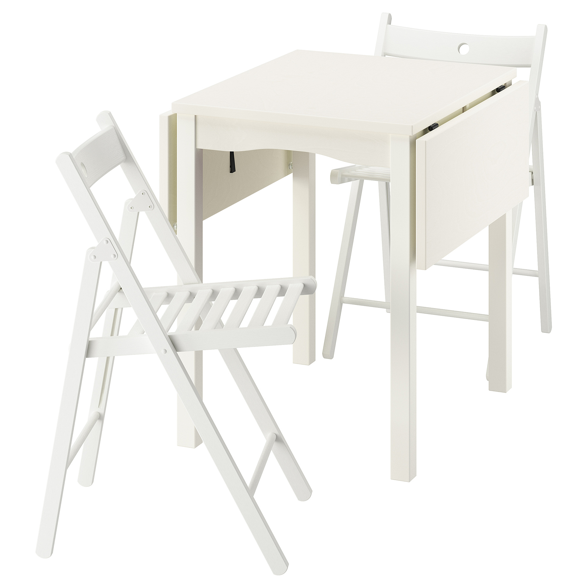 HAUGA/FRÖSVI table and 2 folding chairs