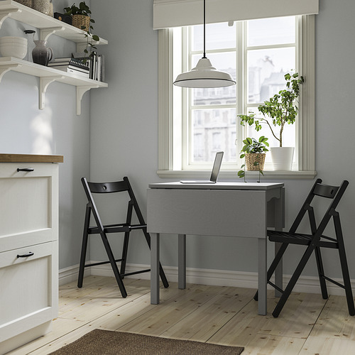 HAUGA/FRÖSVI table and 2 folding chairs
