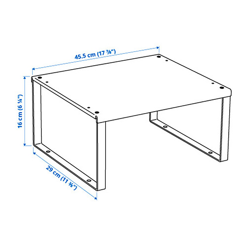 VARIERA shelf insert