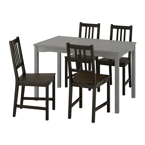 STEFAN/HAUGA table and 4 chairs