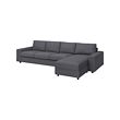 VIMLE cover 4-seat sofa w chaise longue