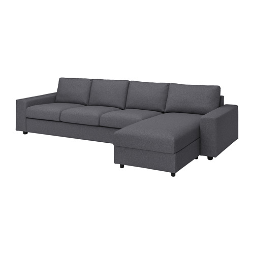 VIMLE cover 4-seat sofa w chaise longue