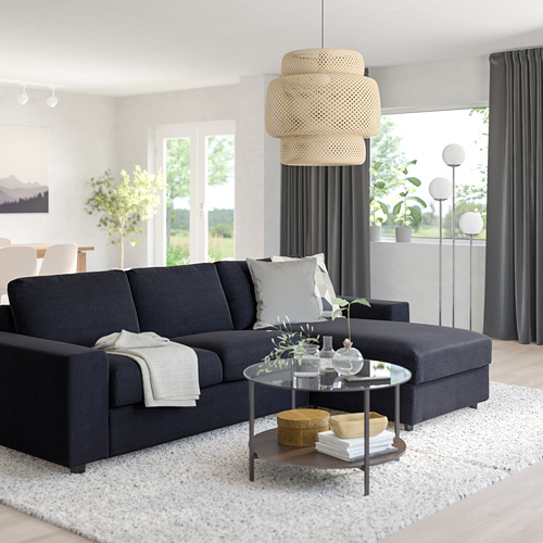 VIMLE 3-seat sofa with chaise longue