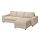 VIMLE - 三座位梳化連躺椅, 有寬闊扶手/Hallarp 米黃色 | IKEA 香港及澳門 - PE801528_S1