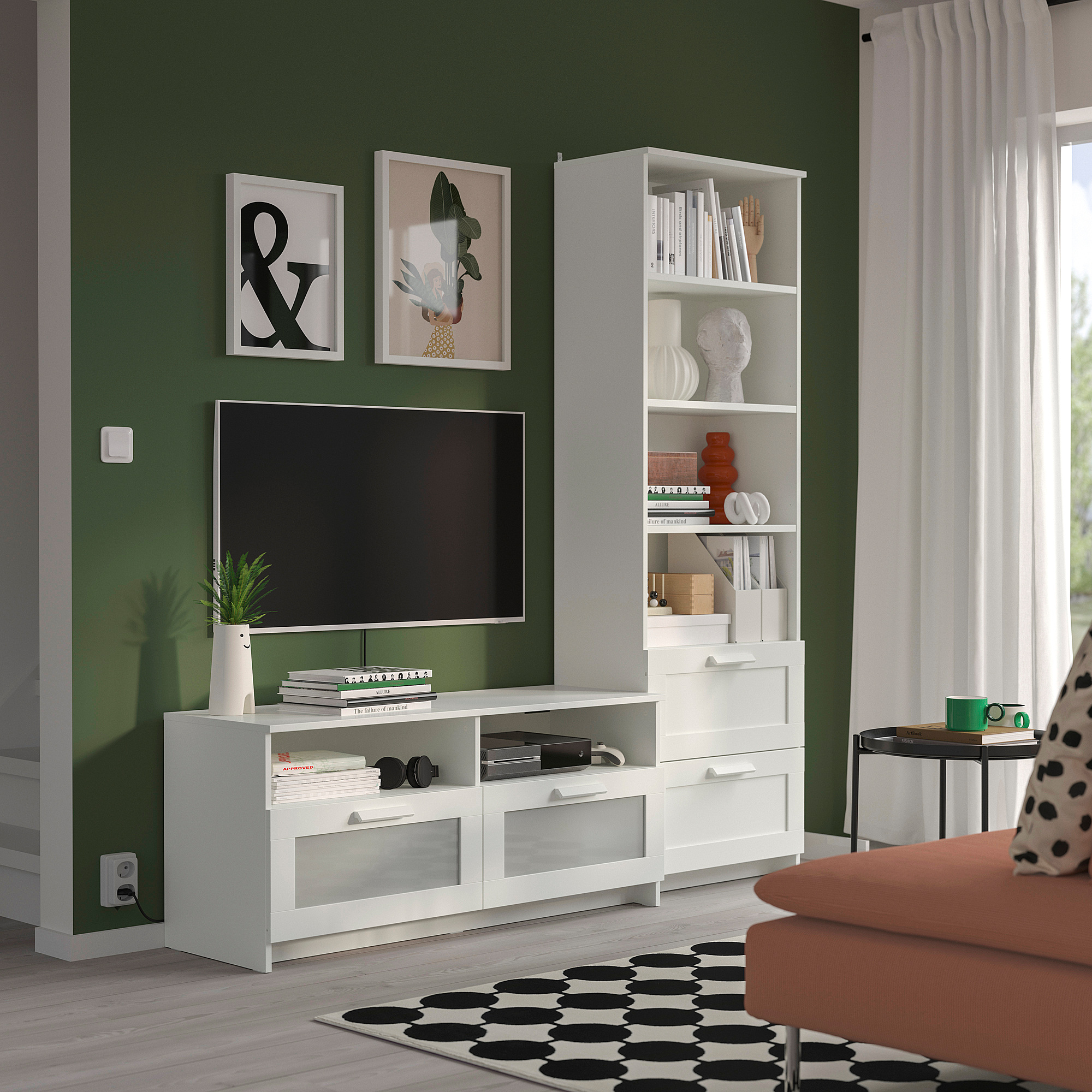 BRIMNES TV storage combination
