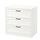 SONGESAND - 三層抽屜櫃, 白色 | IKEA 香港及澳門 - PE658947_S1