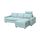 VIMLE - 3-seat sofa with chaise longue, with wide armrests with headrest/Saxemara light blue | IKEA Hong Kong and Macau - PE801599_S1