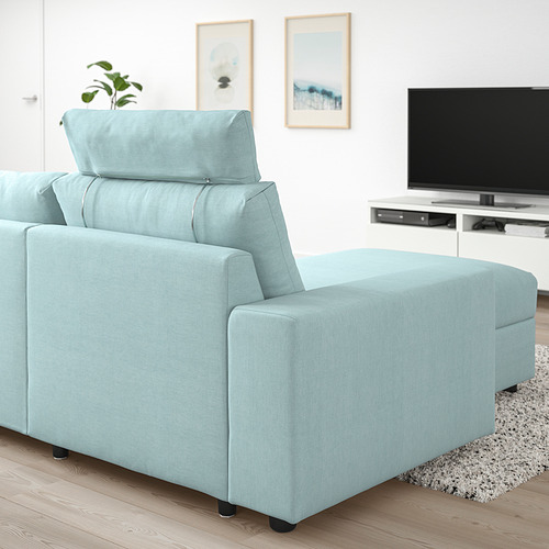 VIMLE 3-seat sofa with chaise longue