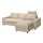 VIMLE - 3-seat sofa with chaise longue, with wide armrests with headrest/Hallarp beige | IKEA Hong Kong and Macau - PE801582_S1