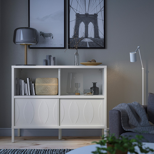 KALKNÄS cabinet with sliding doors