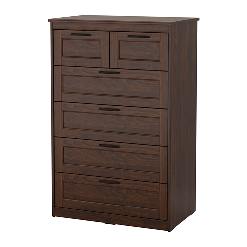 SONGESAND chest of 6 drawers