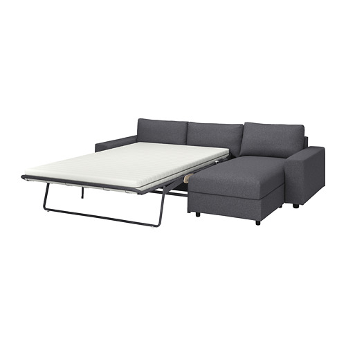 VIMLE 3-seat sofa-bed with chaise longue