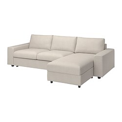 VIMLE - 三座位梳化床連躺椅布套, Gunnared 米黃色 | IKEA 香港及澳門 - PE639996_S3