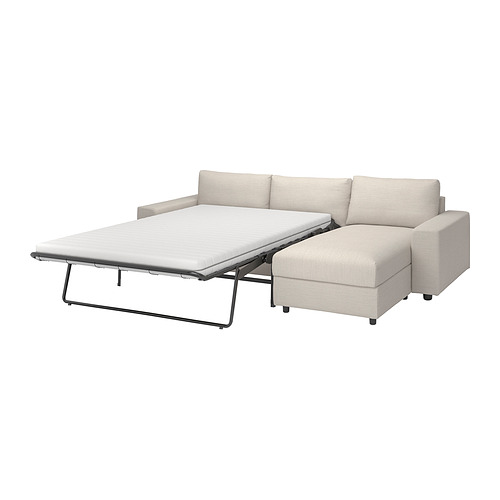 VIMLE 3-seat sofa-bed with chaise longue