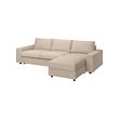 VIMLE cover 3-seat sofa-bed w chaise lng