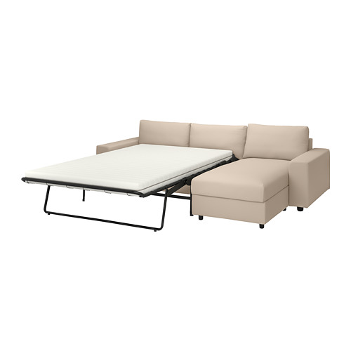 VIMLE 3-seat sofa-bed with chaise longue