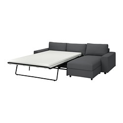 VIMLE - 三座位梳化床連躺椅, 有寬闊扶手/Saxemara 淺藍色 | IKEA 香港及澳門 - PE801652_S3