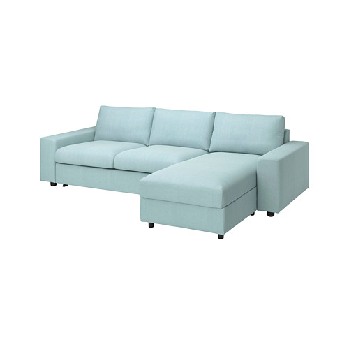 VIMLE 3-seat sofa-bed with chaise longue