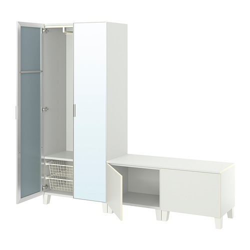 PLATSA wardrobe with 4 doors