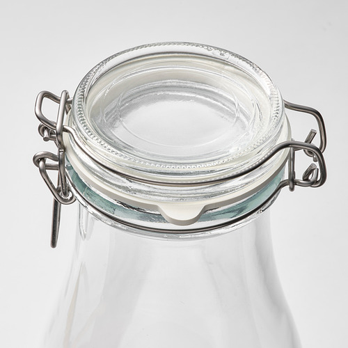 KORKEN bottle shaped jar with lid