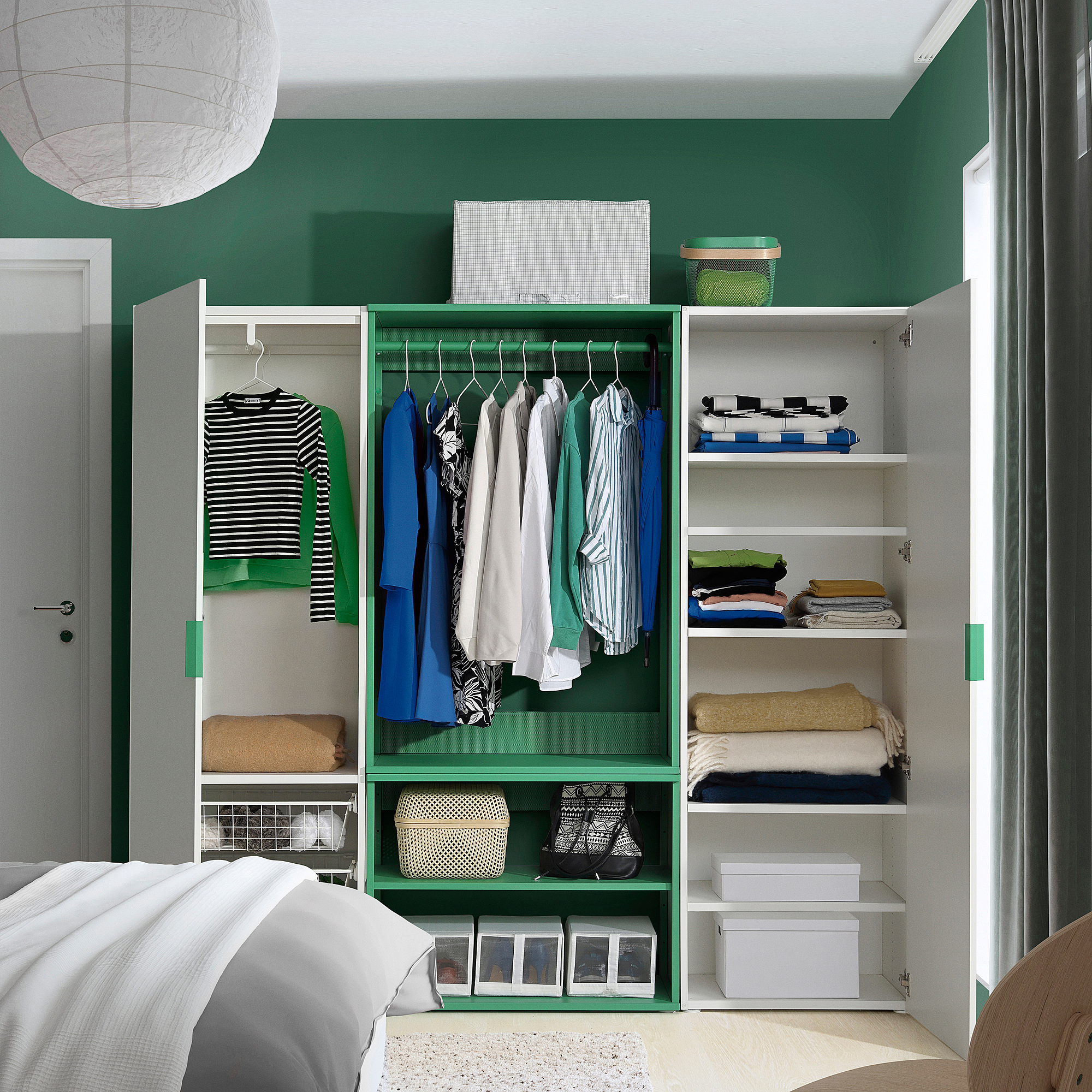 PLATSA wardrobe with 2 doors