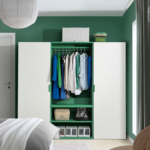 PLATSA wardrobe with 2 doors