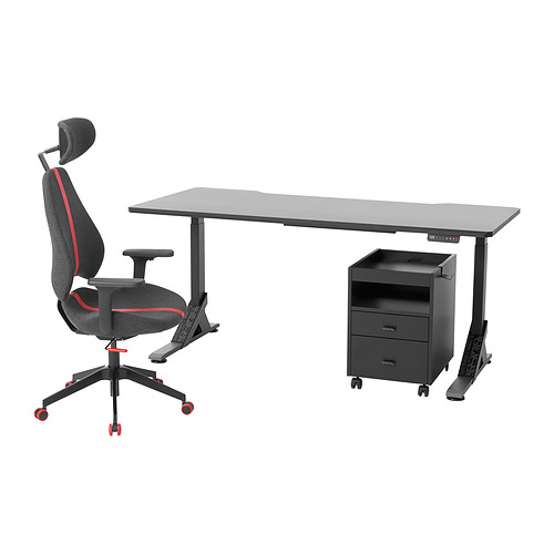 GRUPPSPEL/UPPSPEL 書桌，椅子及抽屜