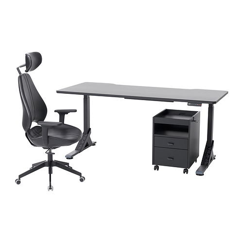 GRUPPSPEL/UPPSPEL 書桌，椅子及抽屜