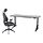 GRUPPSPEL/UPPSPEL - 電競檯/椅, black/Grann black | IKEA 香港及澳門 - PE846057_S1