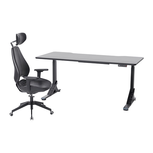 GRUPPSPEL/UPPSPEL gaming desk and chair