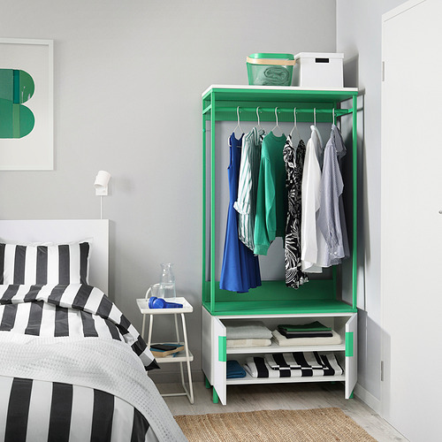 PLATSA wardrobe with 2 doors