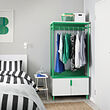 PLATSA wardrobe with 2 doors