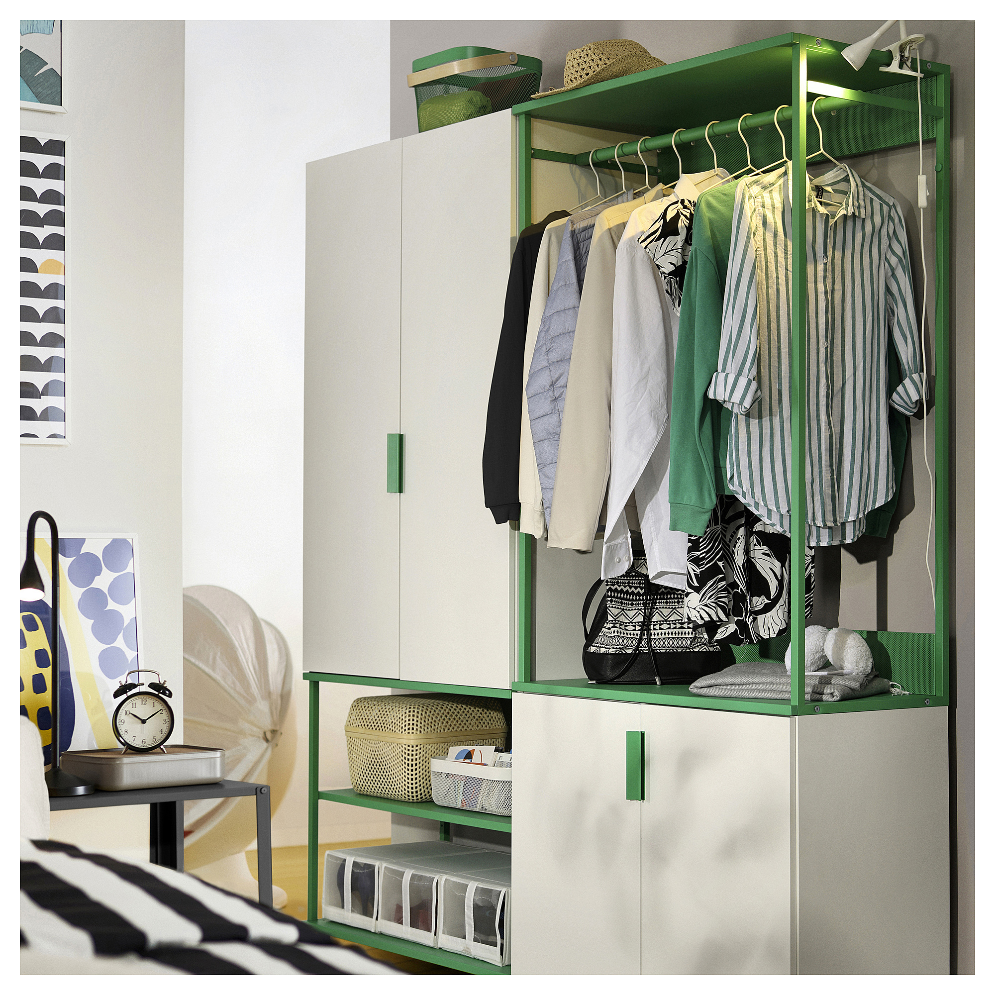 PLATSA open clothes hanging unit
